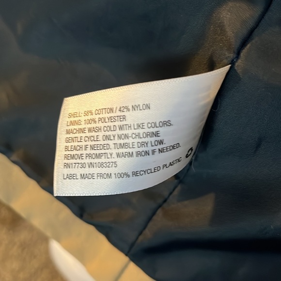 A New Day Tan Trench Coat Size S with zipper - Picture 6 of 8